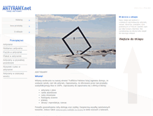Tablet Screenshot of antyramy.net
